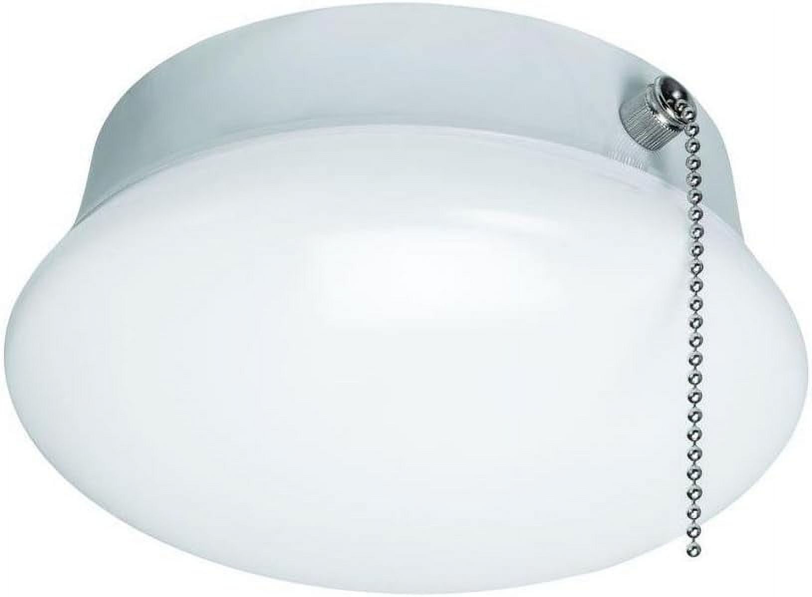 7-Inch Bright White LED Ceiling Flushmount with Pull Chain