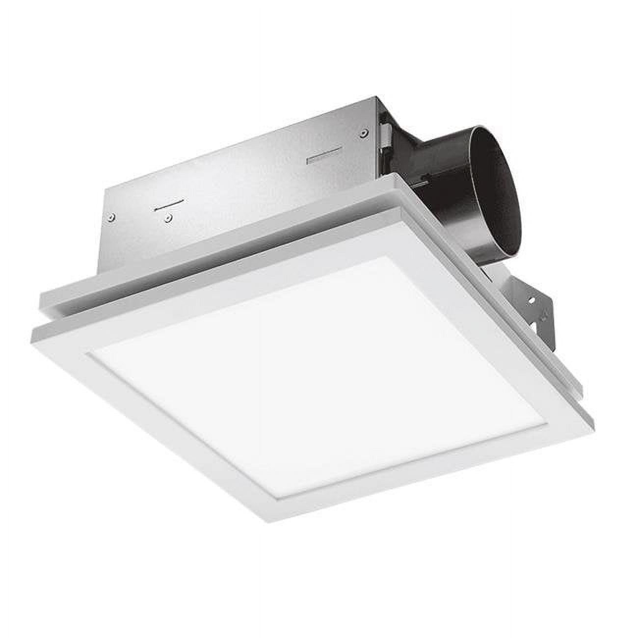 White Painted LED Ceiling Mount Bathroom Exhaust Fan