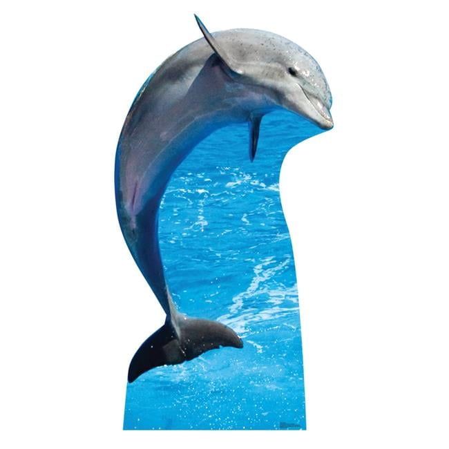 70 x 37 Inch Dolphin Life-Size Cardboard Cutout Standee