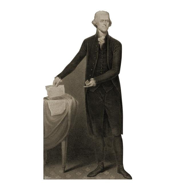 Thomas Jefferson Life-Size Cardboard Cutout with Easel