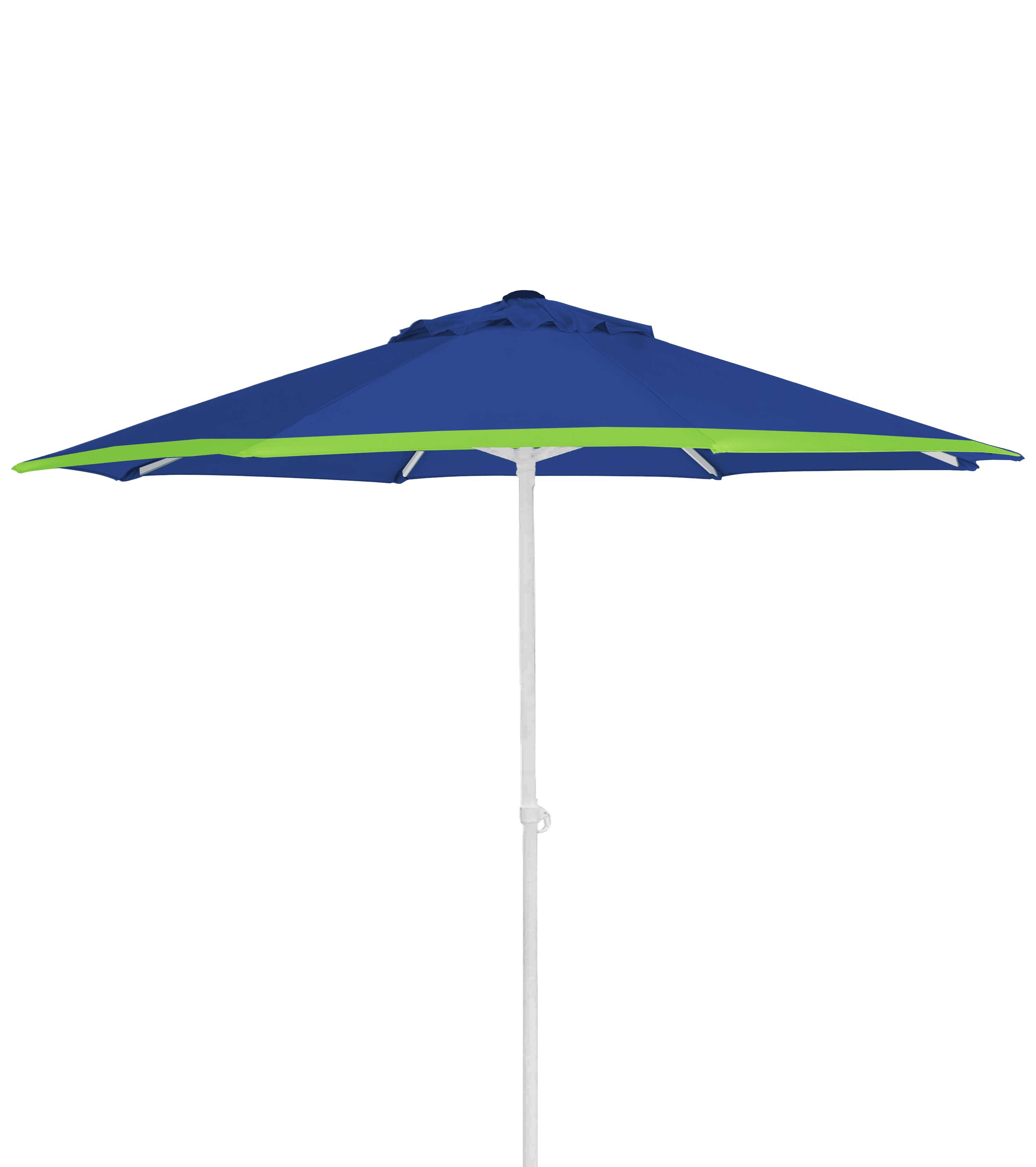 7ft Navy Blue Beach Umbrella with UV Protection and Steel Frame