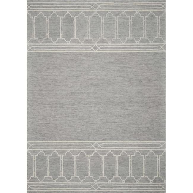 Handmade Marciga Gray Wool 8' x 10' Area Rug