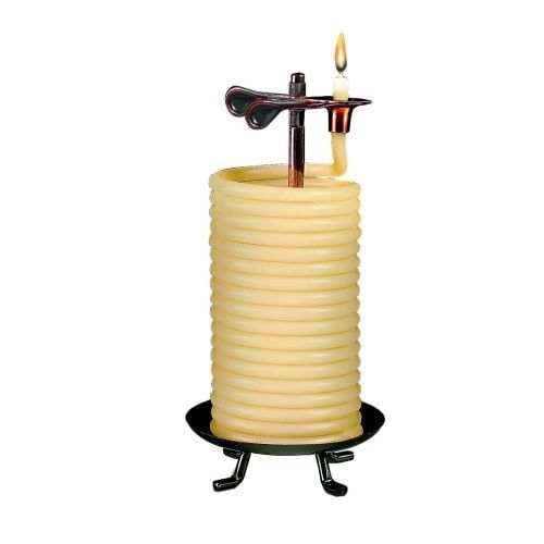 80-Hour Natural Beeswax Citronella Candle with Cotton Wick