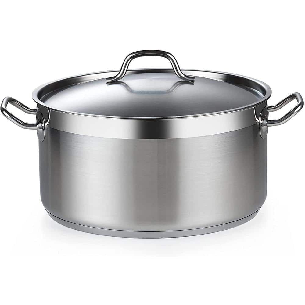 9 Quart Stainless Steel Dutch Oven with Lid