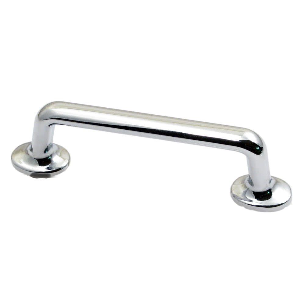 Bright Chrome 5" Modern Round Cabinet Handle Pull