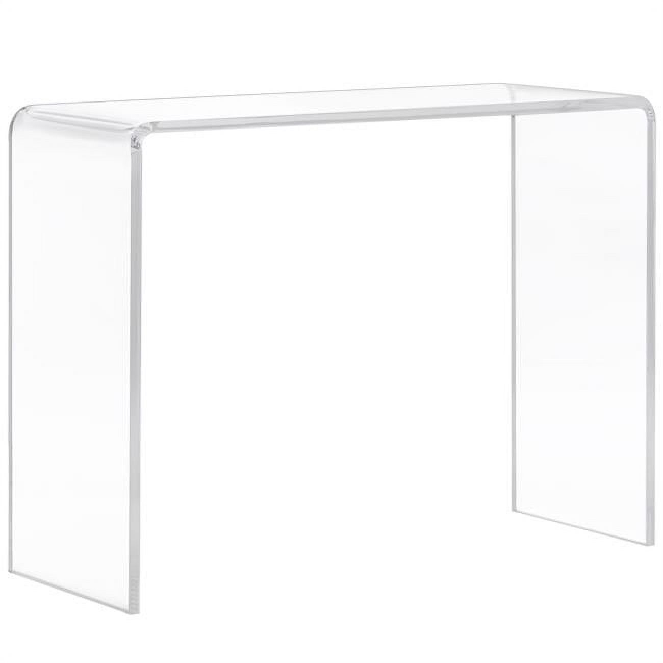 Clear Acrylic Rectangular Sofa Console Table