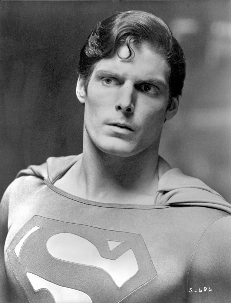 Black and White Superman Portrait Photo Print (8 x 10)