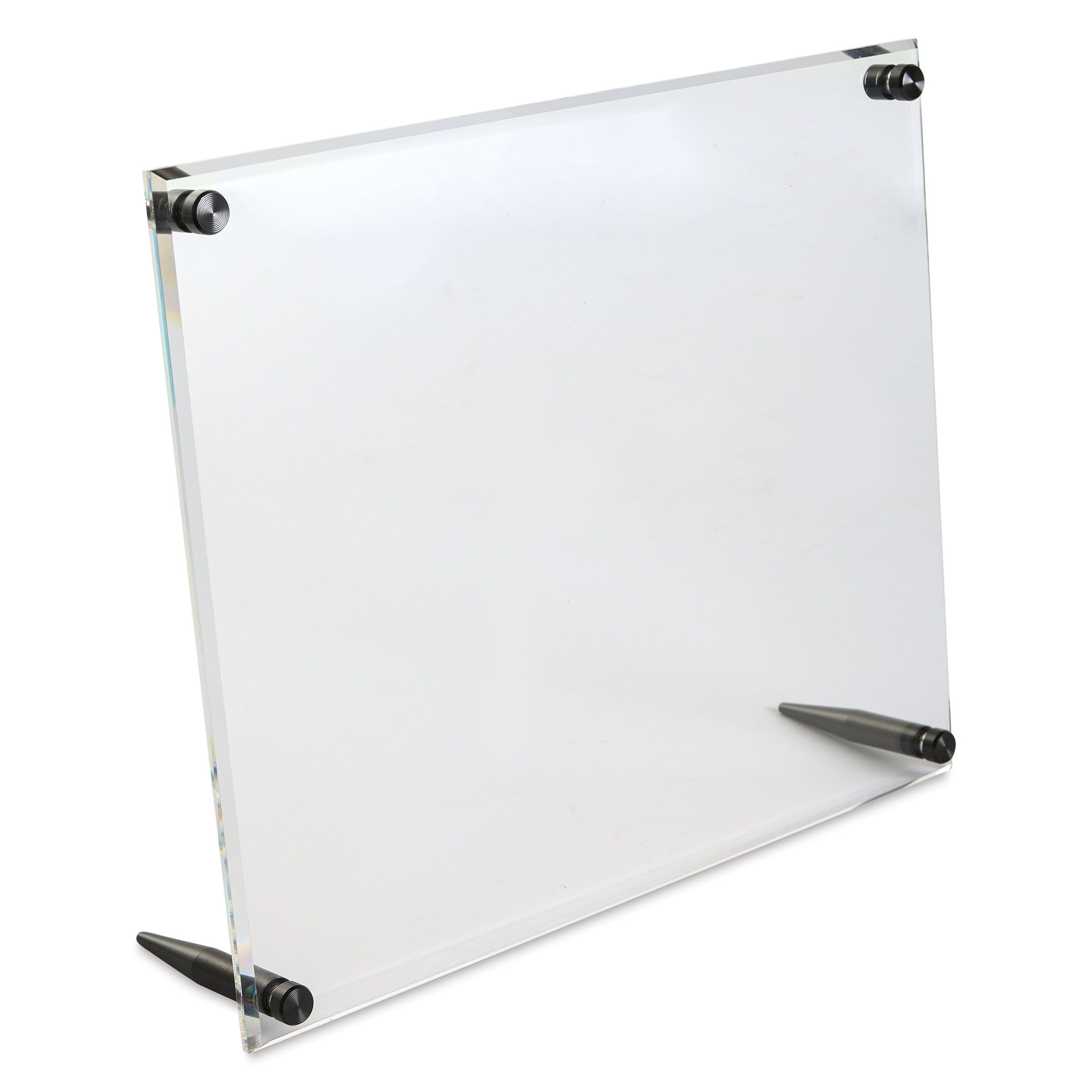 Graphite Acrylic Beveled Floating Tabletop Frame 10" x 12"