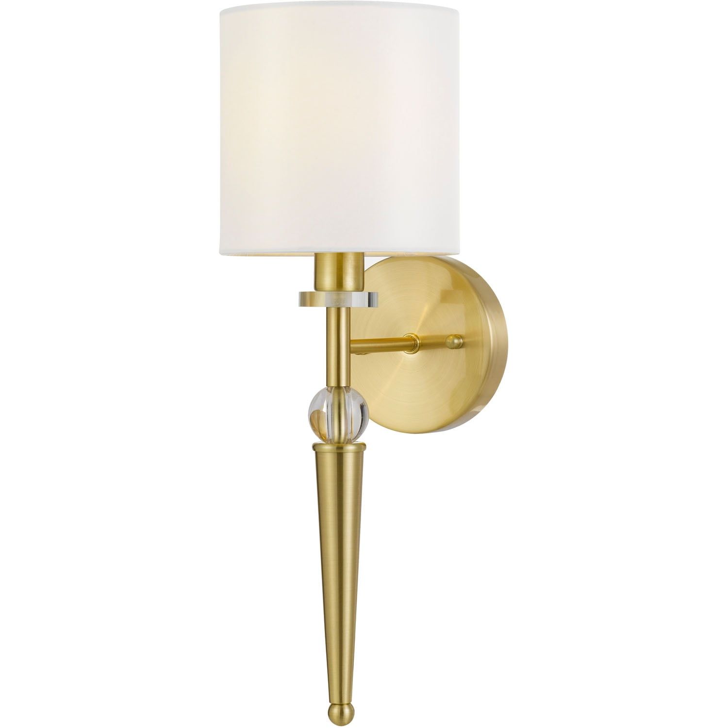 Merritt 16" Gold Direct Wired Electric Wall Sconce