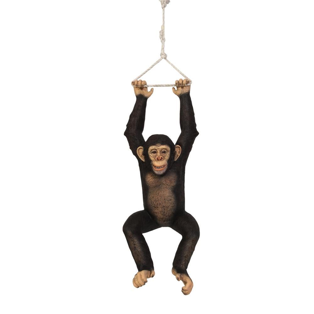 Hanging Jungle Jimmy Ceramic Monkey Statue