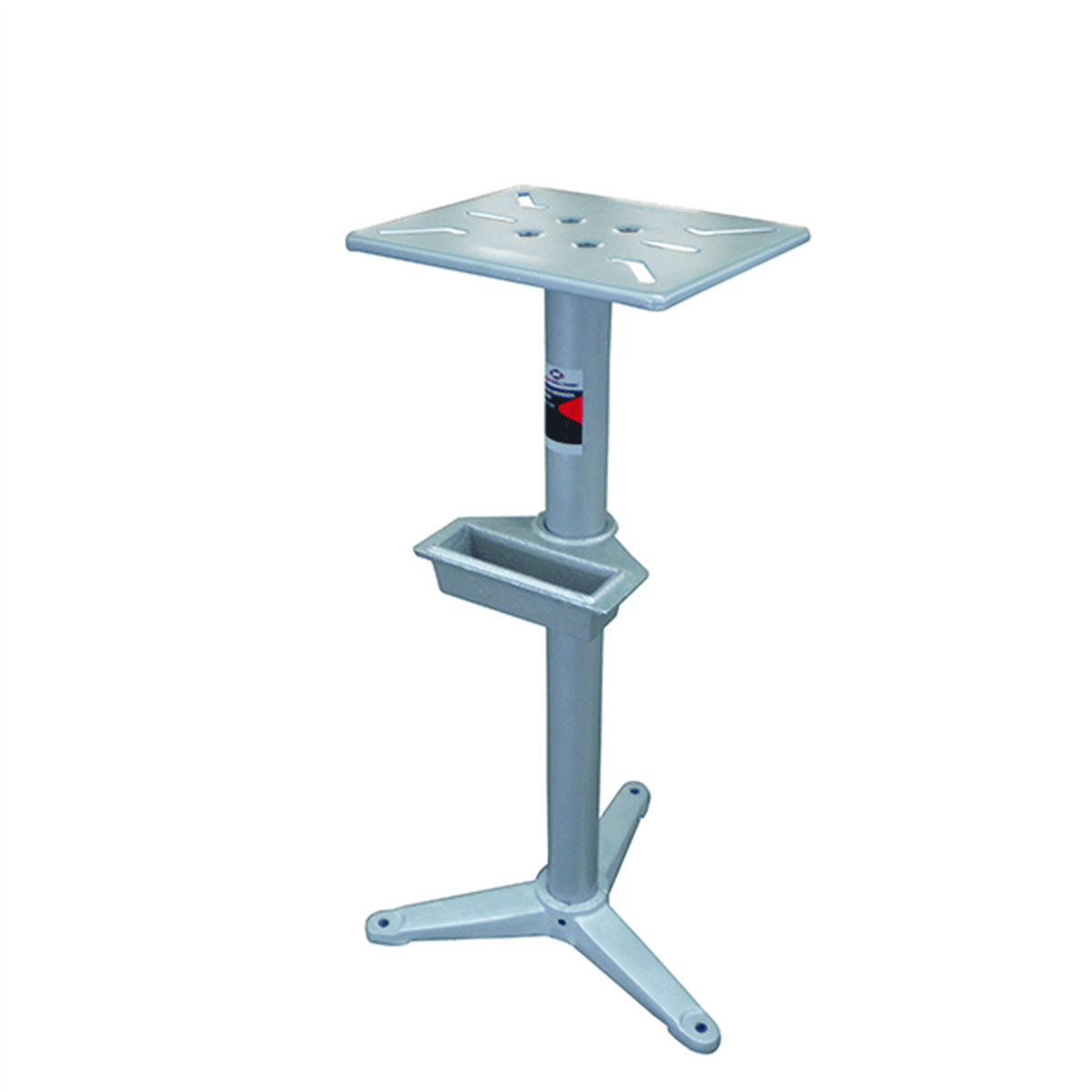 Heavy-Duty Cast Iron Bench Grinder Stand with Steel Table Top