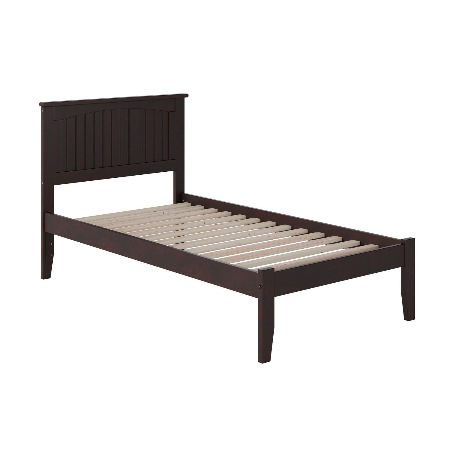 Nantucket Espresso Twin XL Wood Platform Bed with Headboard