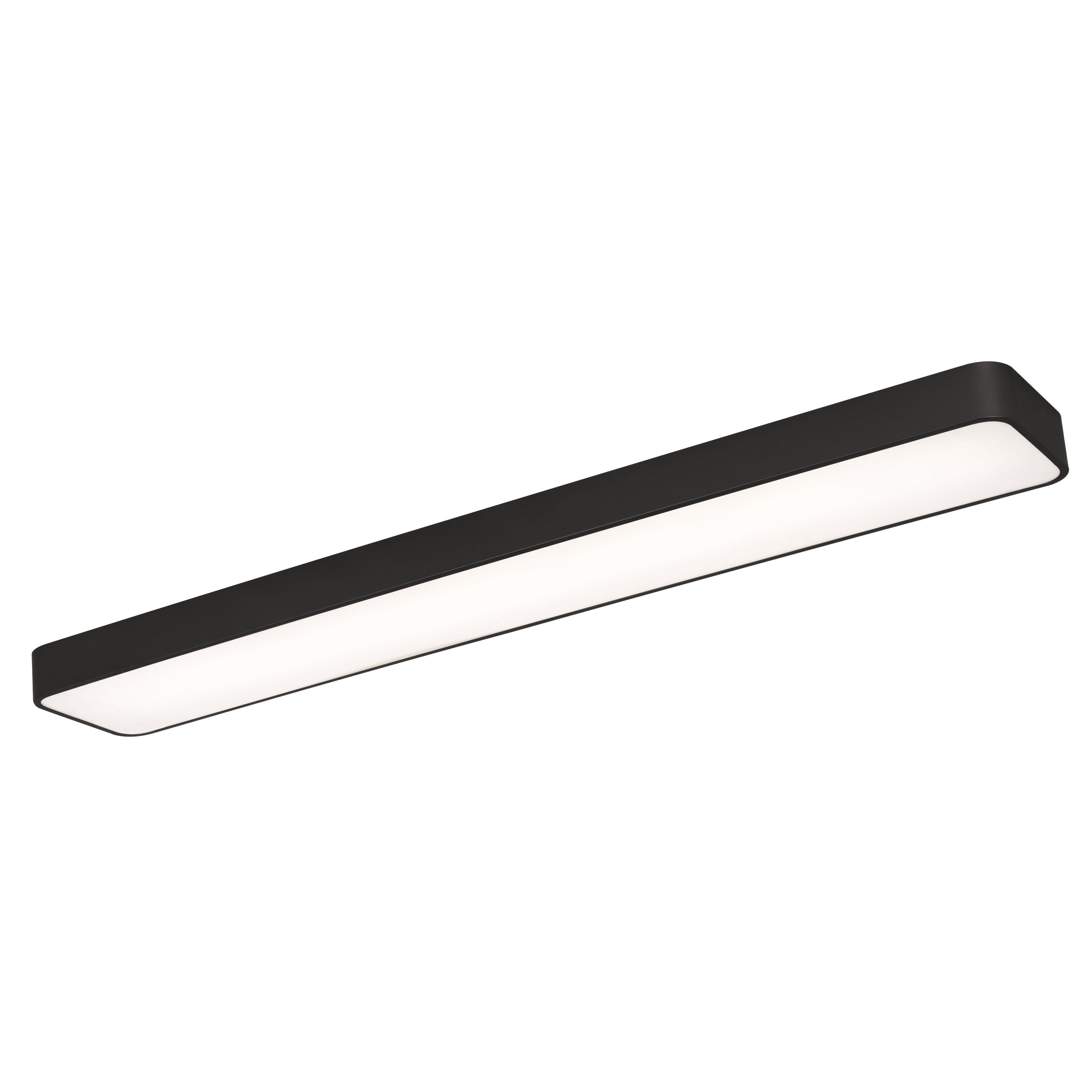 Bailey 46" Black LED Linear Flush Mount Light