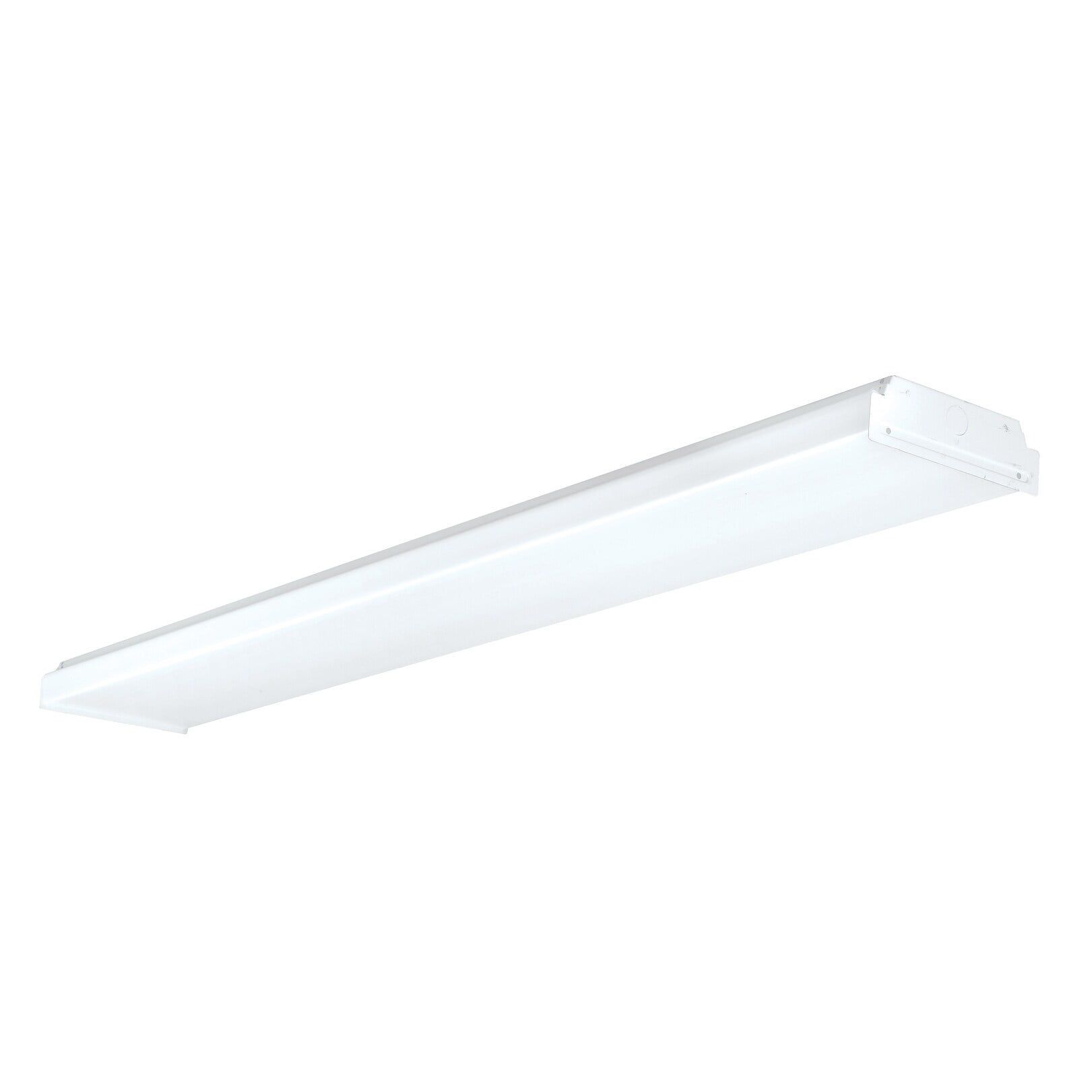 Sleek White 48" LED Wrap Flush Mount Ceiling Light, Energy Star Rated