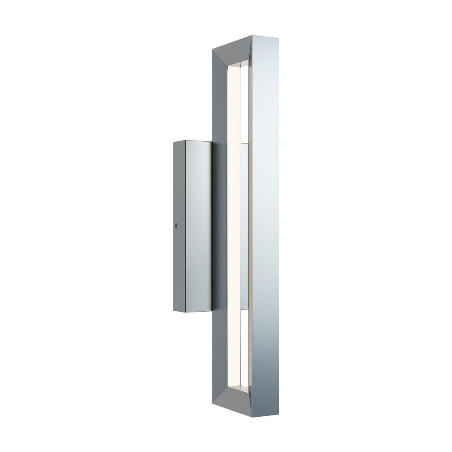 Liam 18" Painted Nickel LED Outdoor Wall Sconce