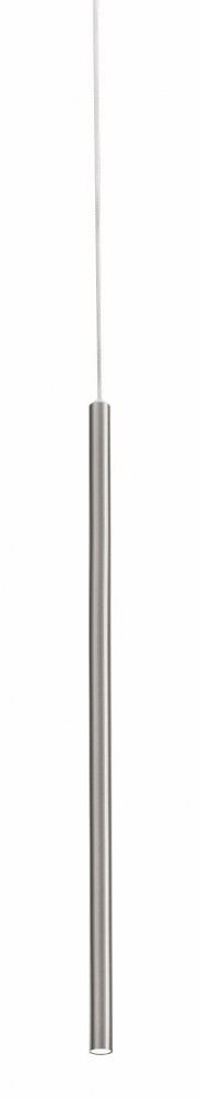 Sleek Satin Nickel 14" LED Pendant Light - Indoor/Outdoor