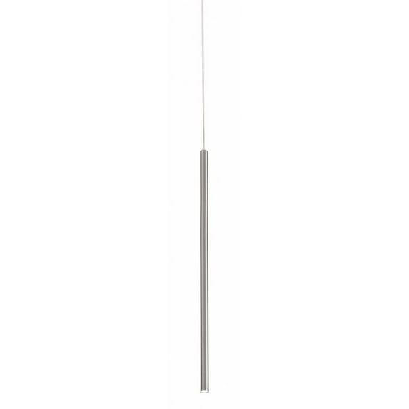 Sleek Satin Nickel 14" LED Pendant Light - Indoor/Outdoor