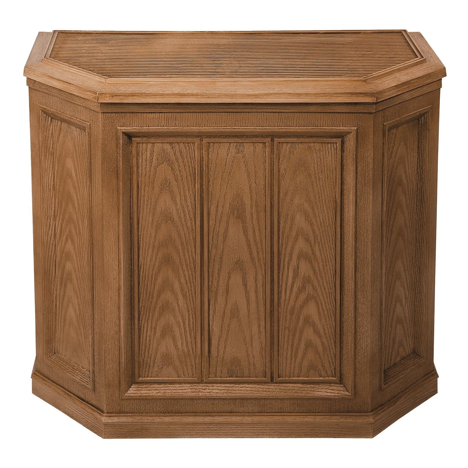 Light Oak Pedestal Evaporative Humidifier with Automatic Shutoff