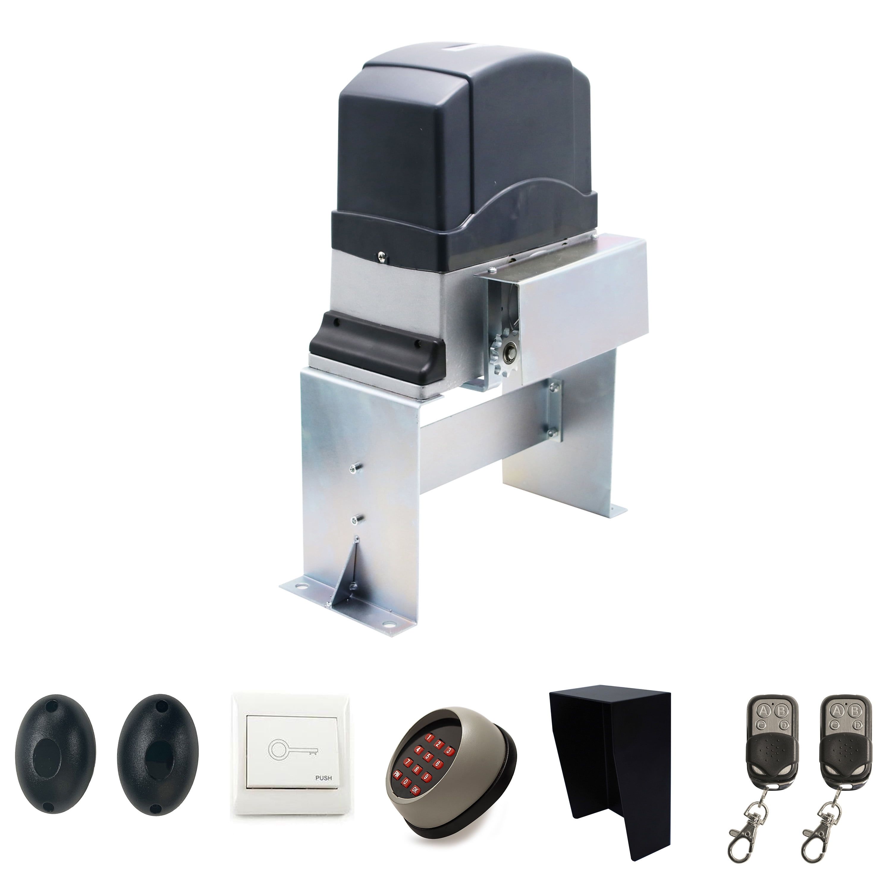 ALEKO AC2700 Heavy-Duty Sliding Gate Opener Kit with Remote Control