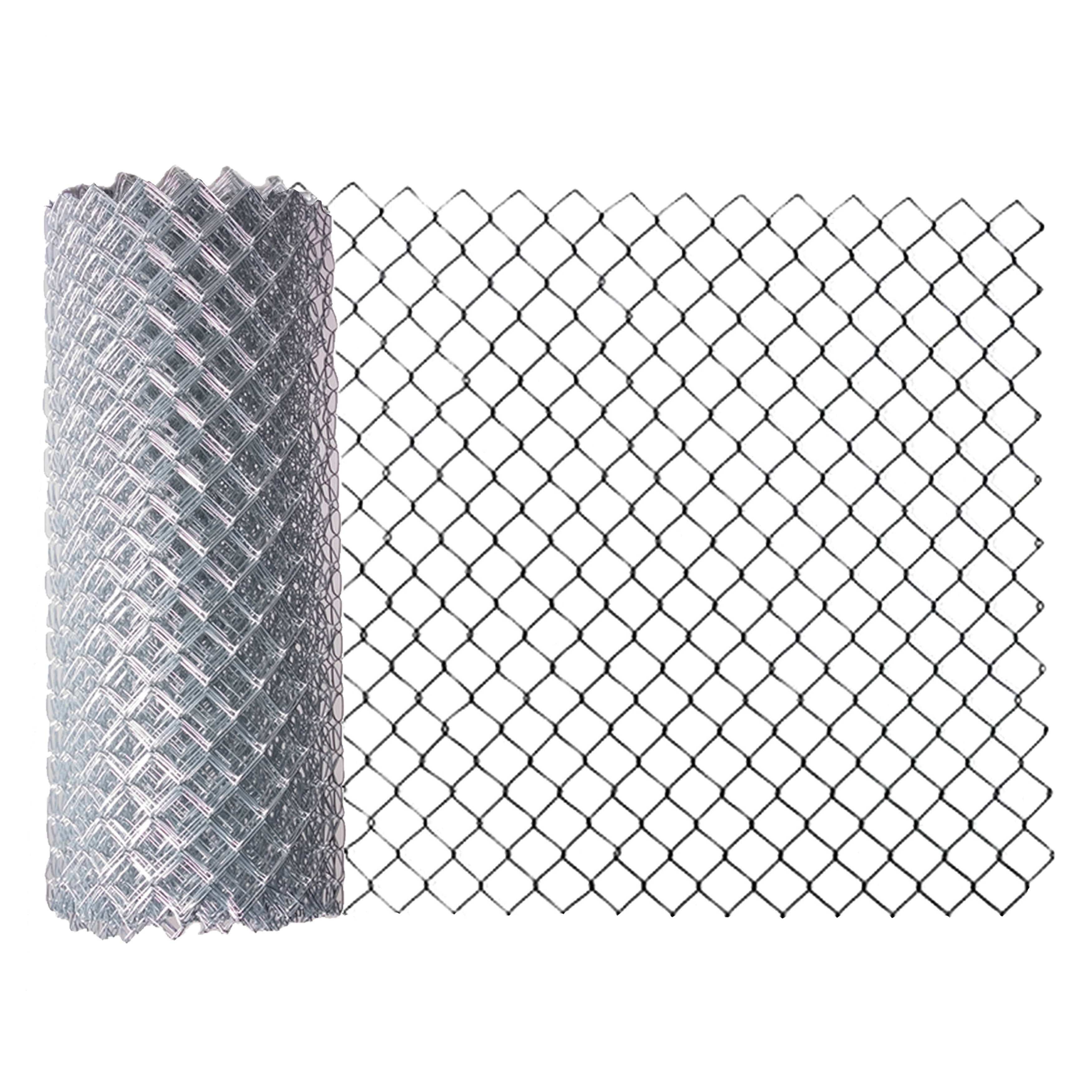 Galvanized Steel 4 x 50 Feet Garden Chain Link Fence Fabric