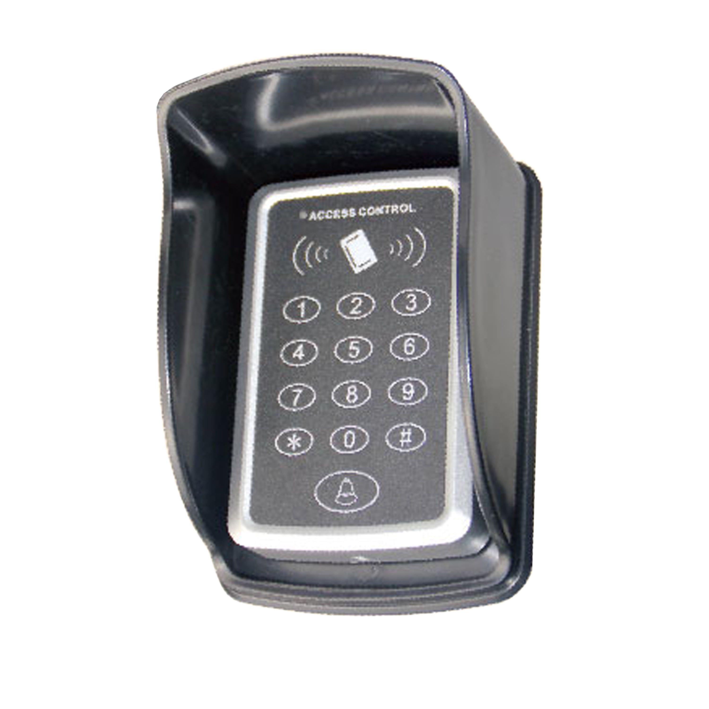 Black and Silver Universal Touch Panel Wired Keypad