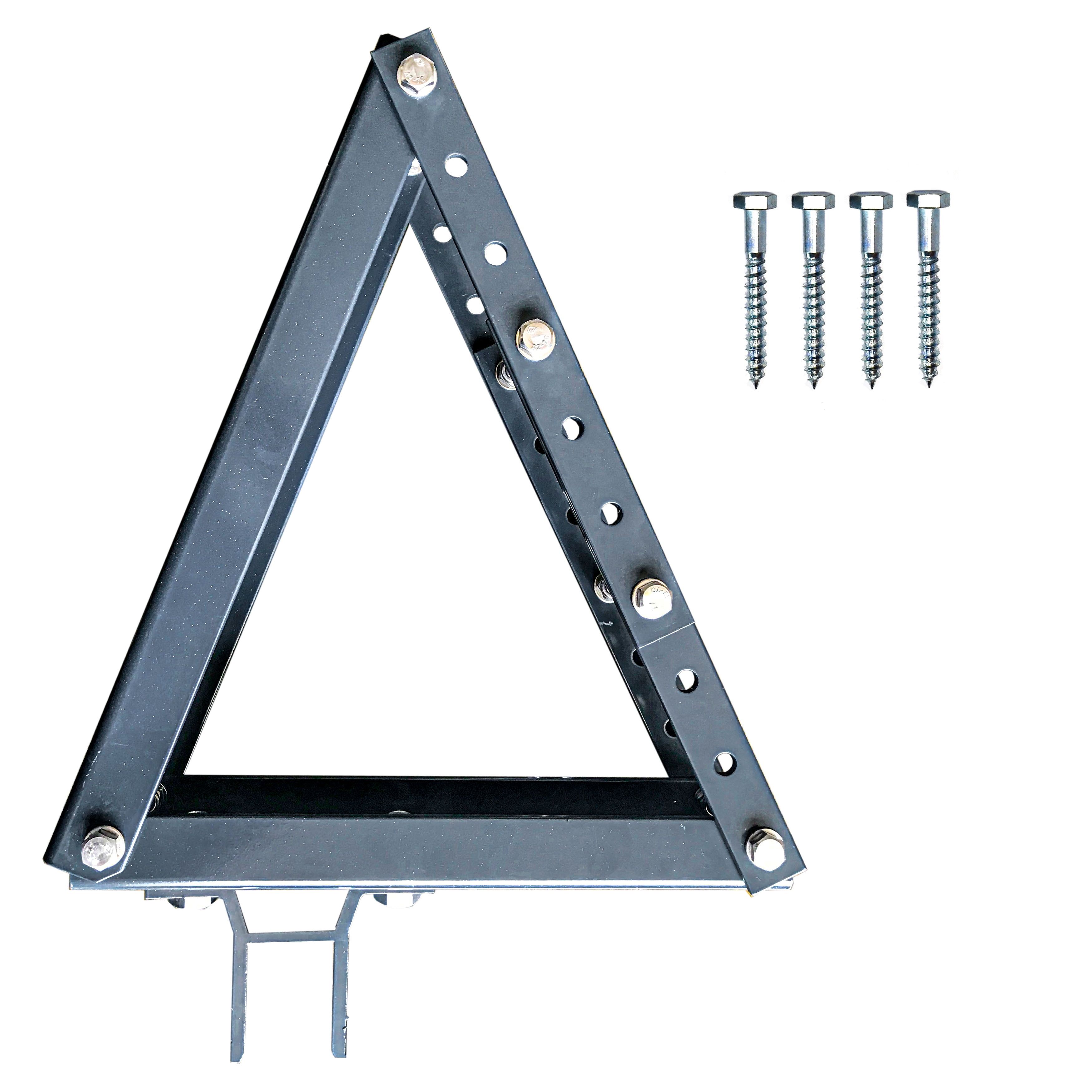 Dark Gray Aluminum Roof Bracket for Half Cassette Awnings