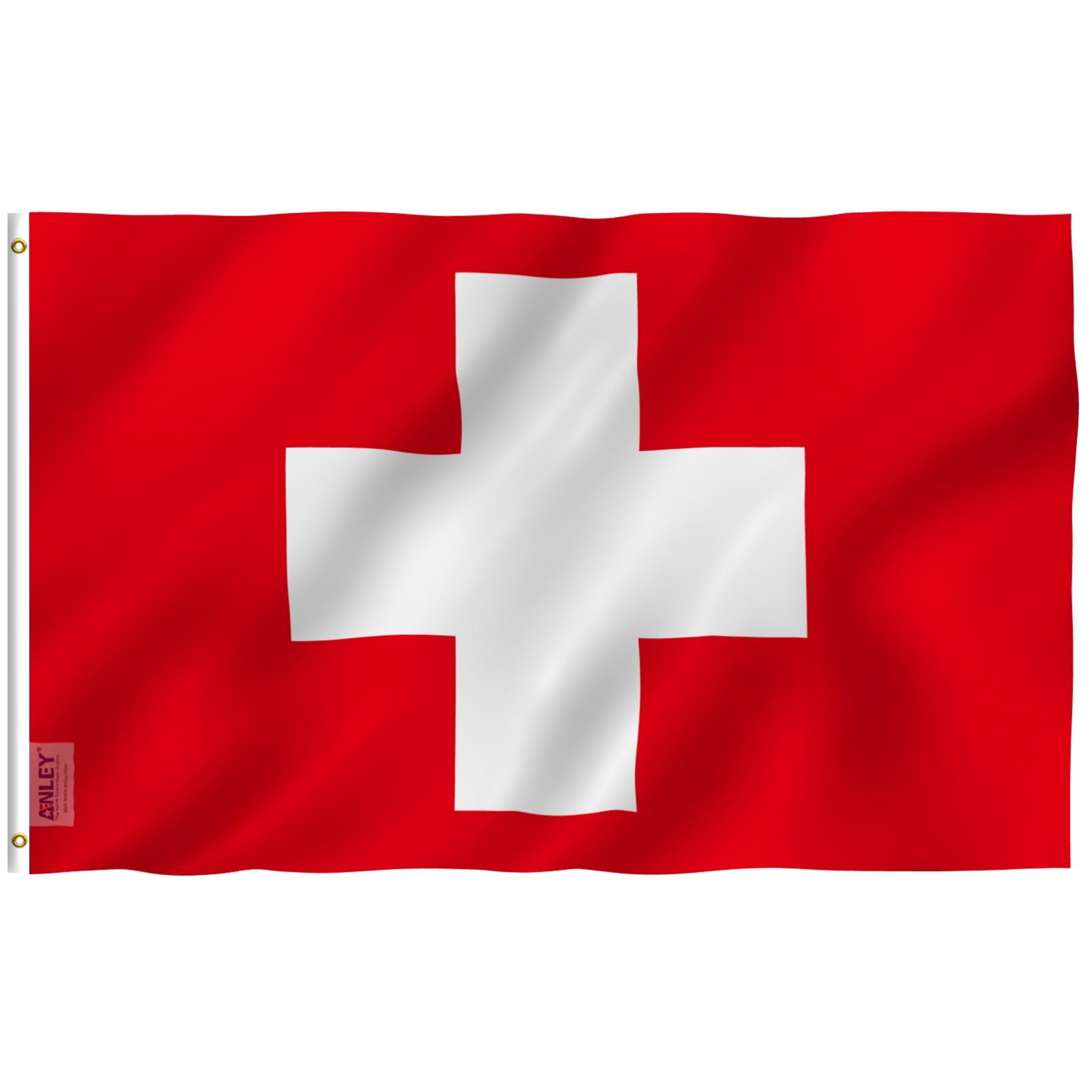 Fly Breeze 3x5 Foot Red and White Switzerland Flag