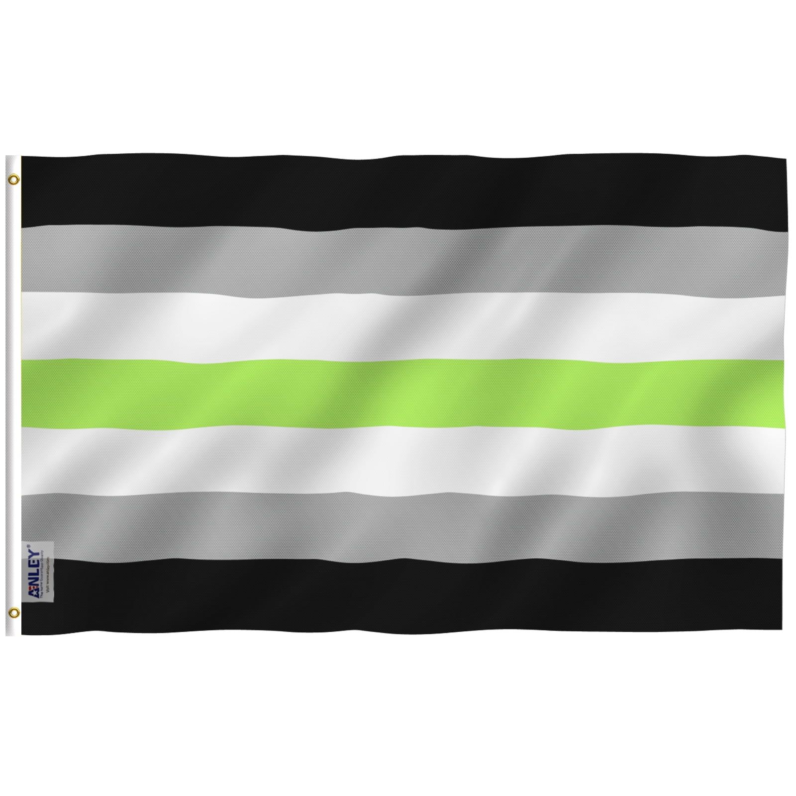 Agender Pride Flag with Brass Grommets 3x5 Feet Polyester