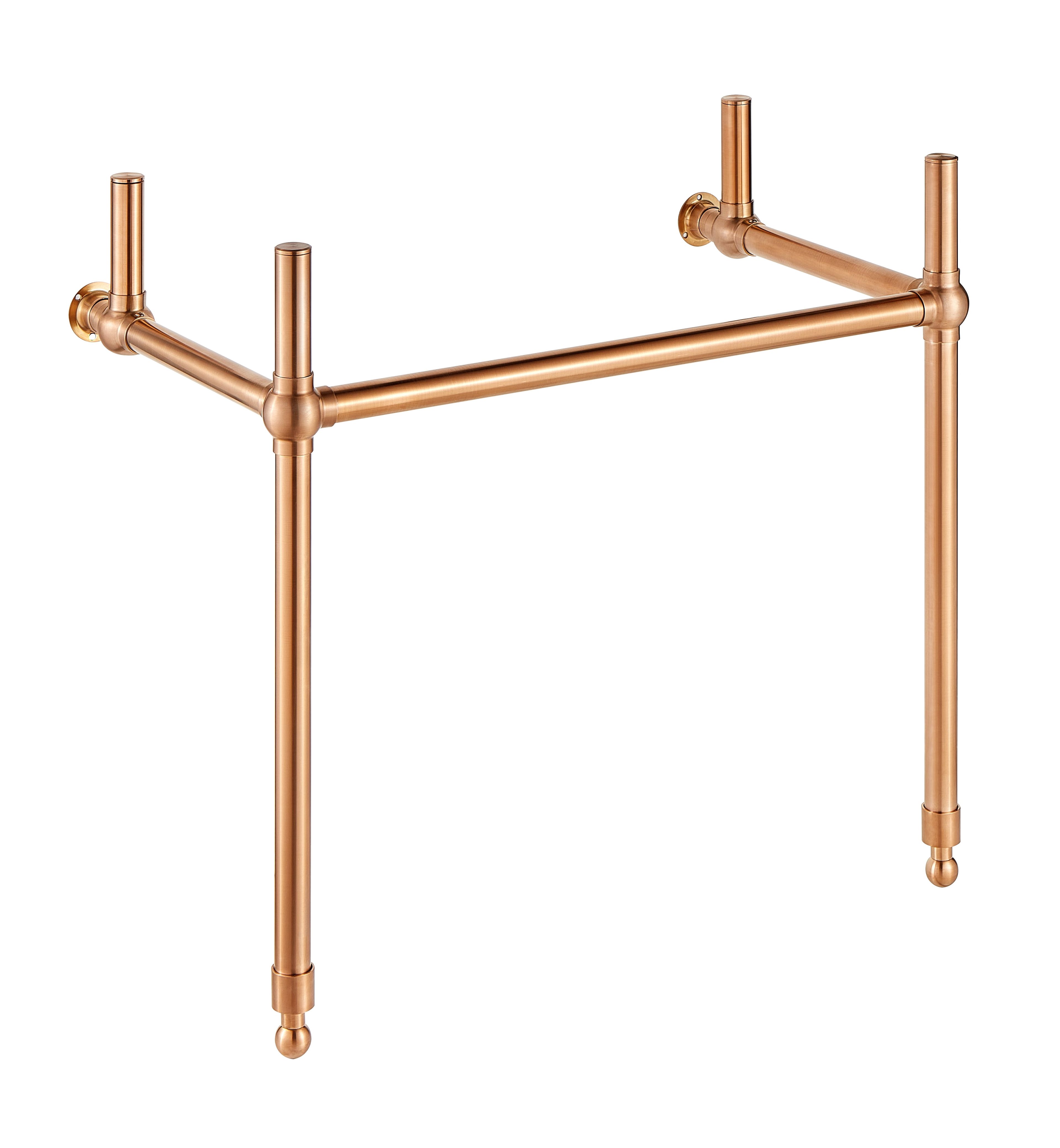 Verona 34.5" Rose Gold Console Sink with Basin