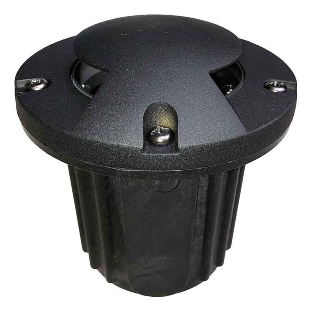 Black 5" Metal and Composite Bi-Directional Well Light