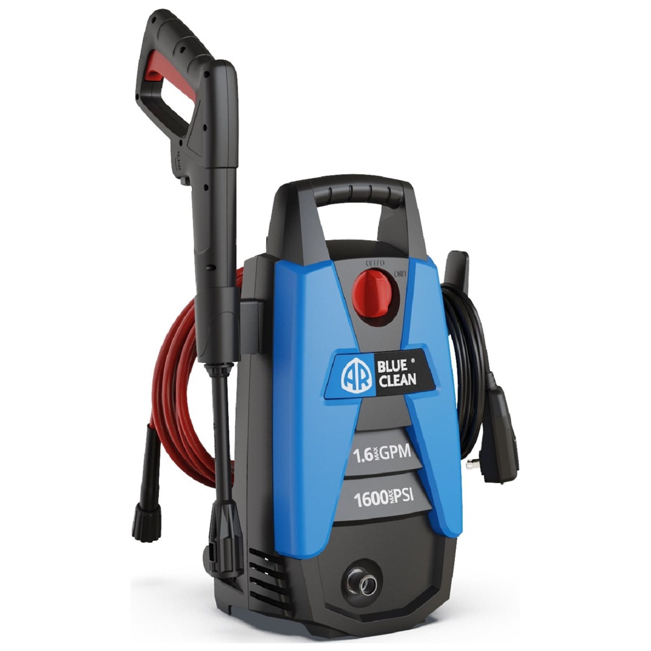 AR Blue Clean 1600 PSI Electric Pressure Washer with Accessories