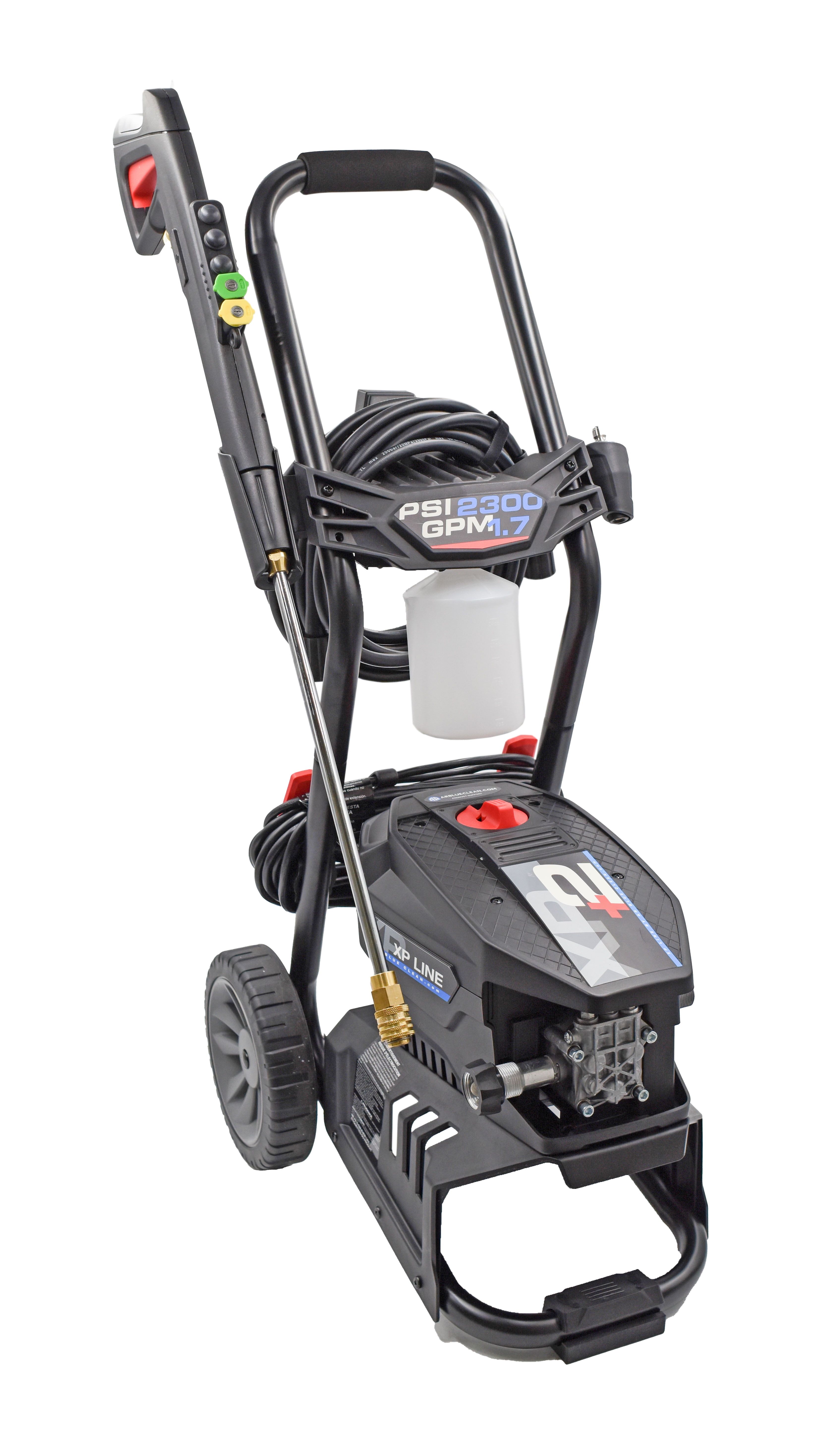 2300 PSI Black and Blue Electric Pressure Washer with PVC Hose