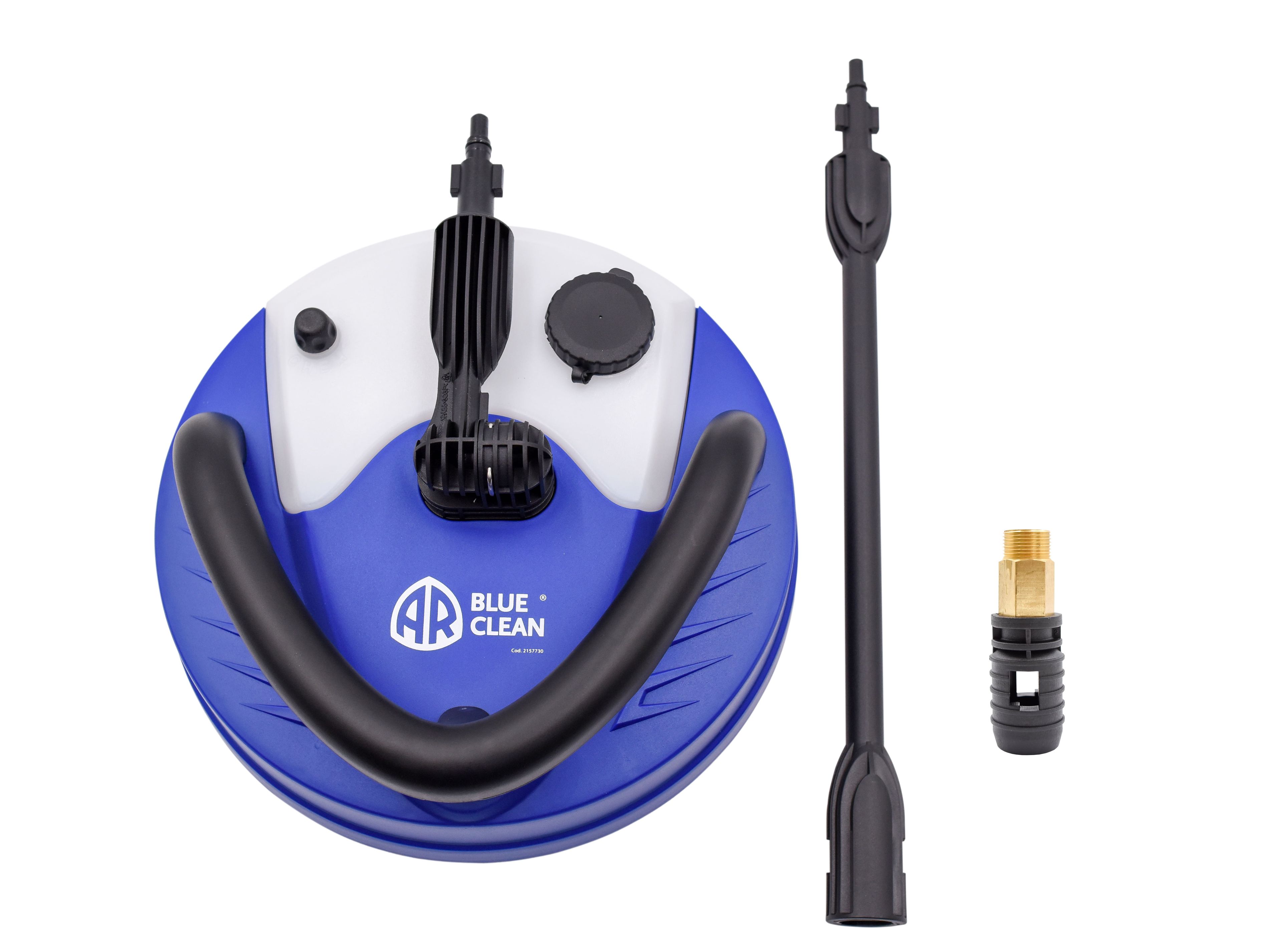 AR Blue Clean 12-Inch Blue Patio Cleaner with Extension Lance