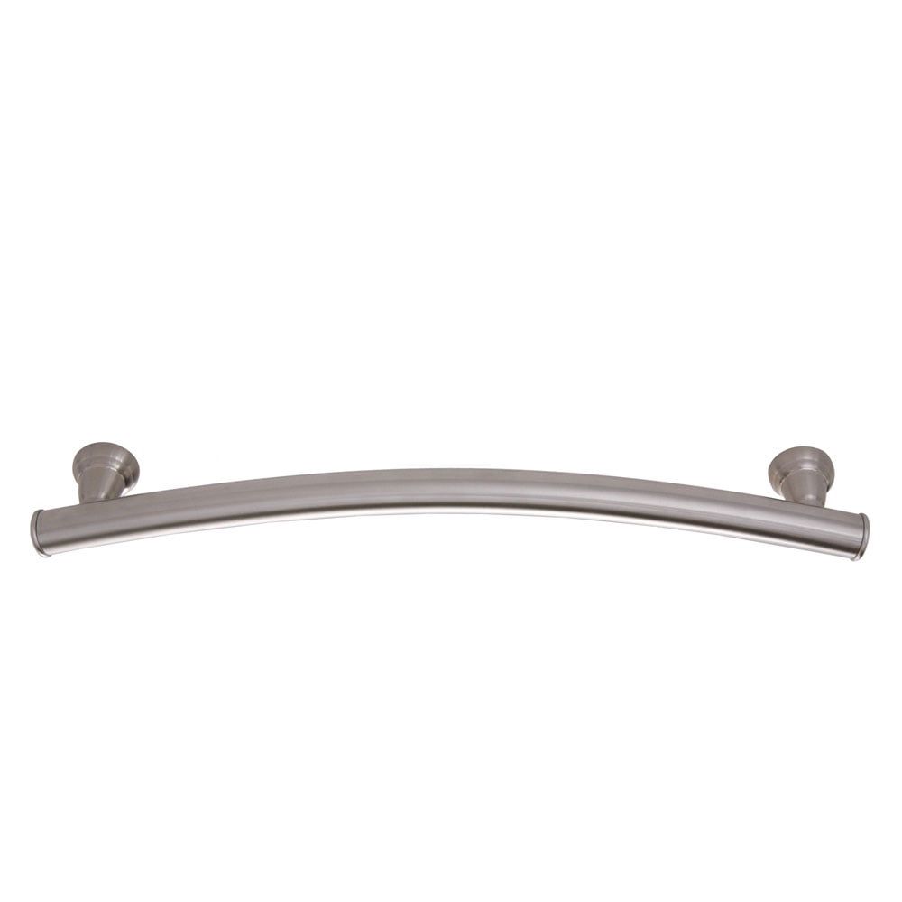 Arista 18-Inch Brushed Stainless Steel Curved Grab Bar