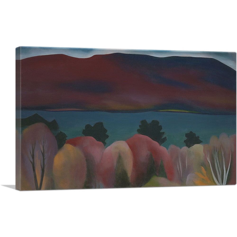 Lake George Landscape Canvas Art Print in Multicolor - 18" x 12"