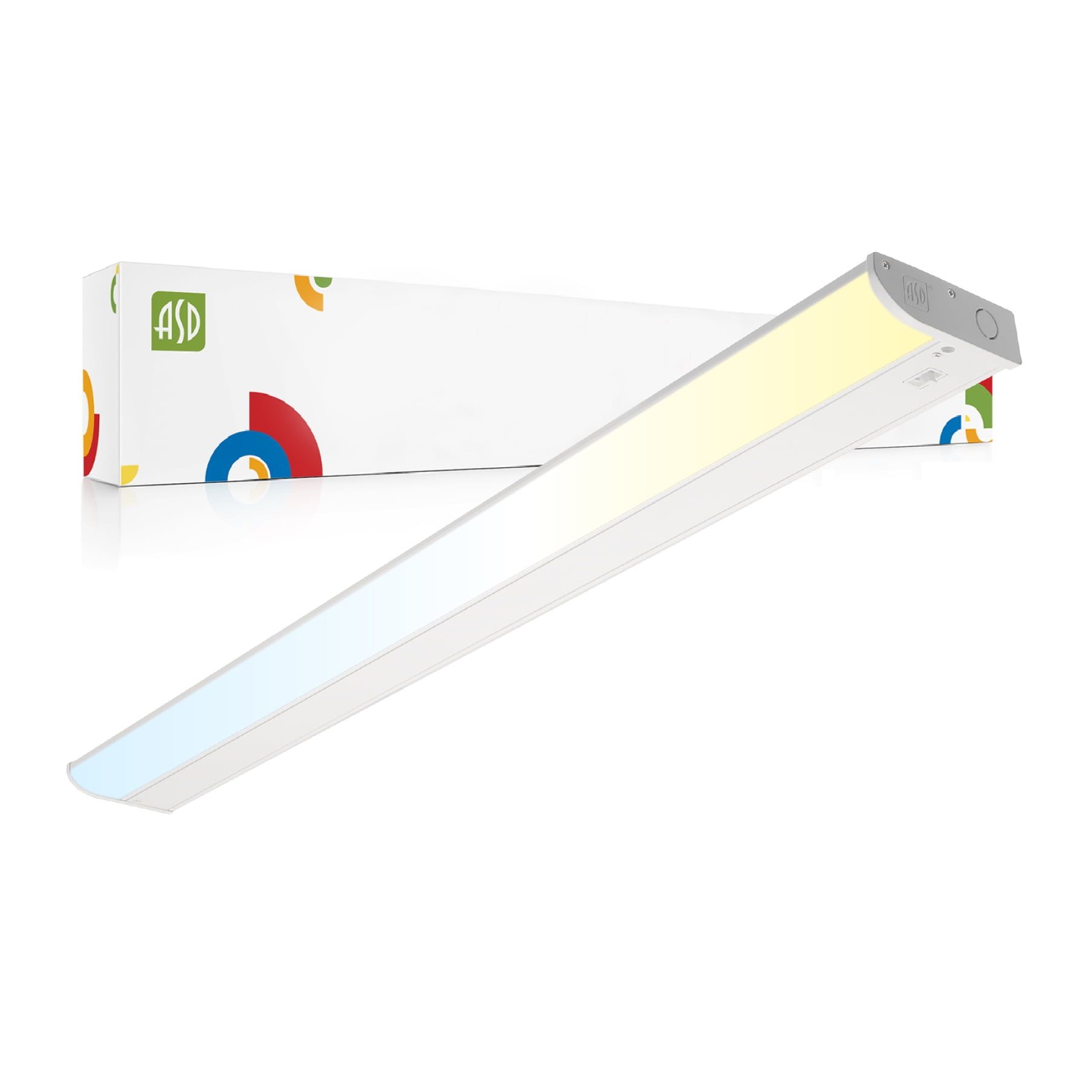 48-Inch White LED Rectangular Under Cabinet Light