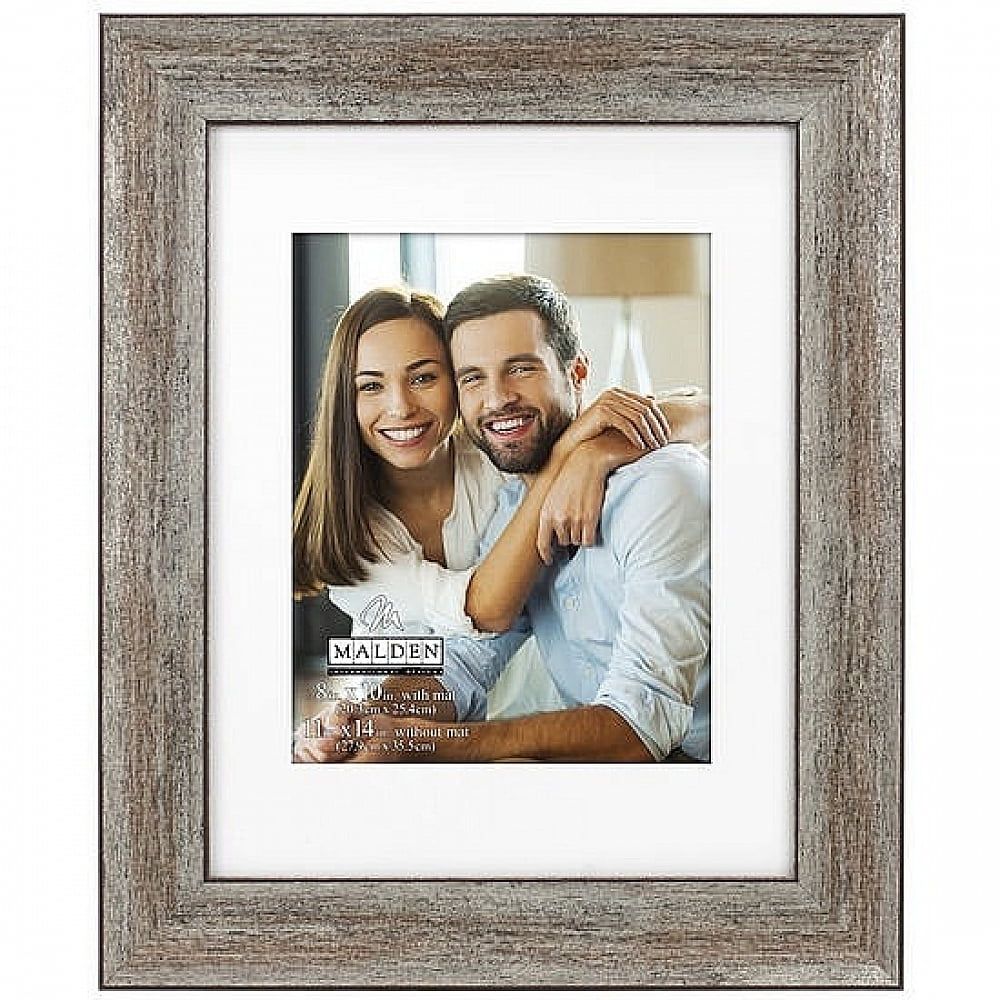 Ashton Silver-Bronze 11x14 Glass Wall and Tabletop Frame