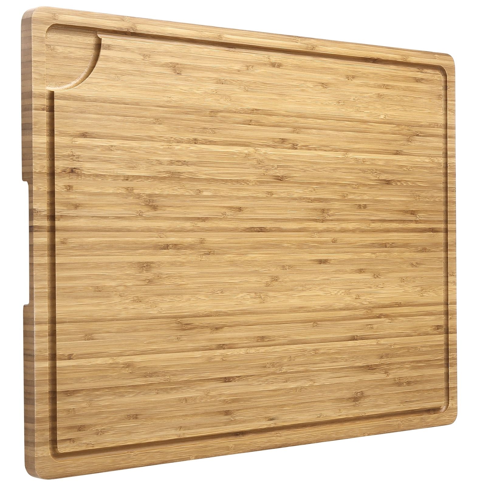 Extra Large Bamboo Cutting Board with Juice Groove