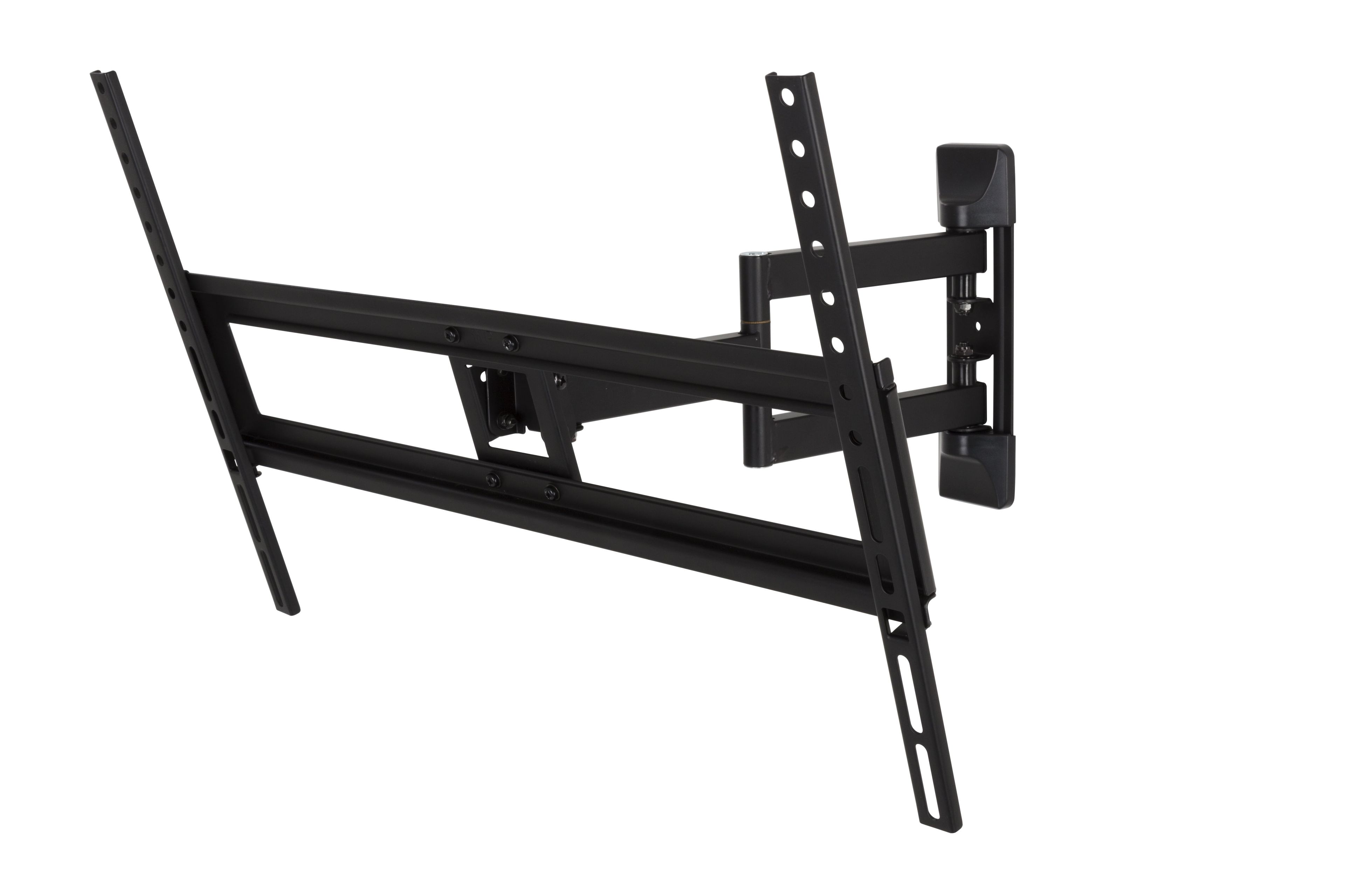 Sleek Full-Motion 37"-80" Black TV Wall Mount Kit