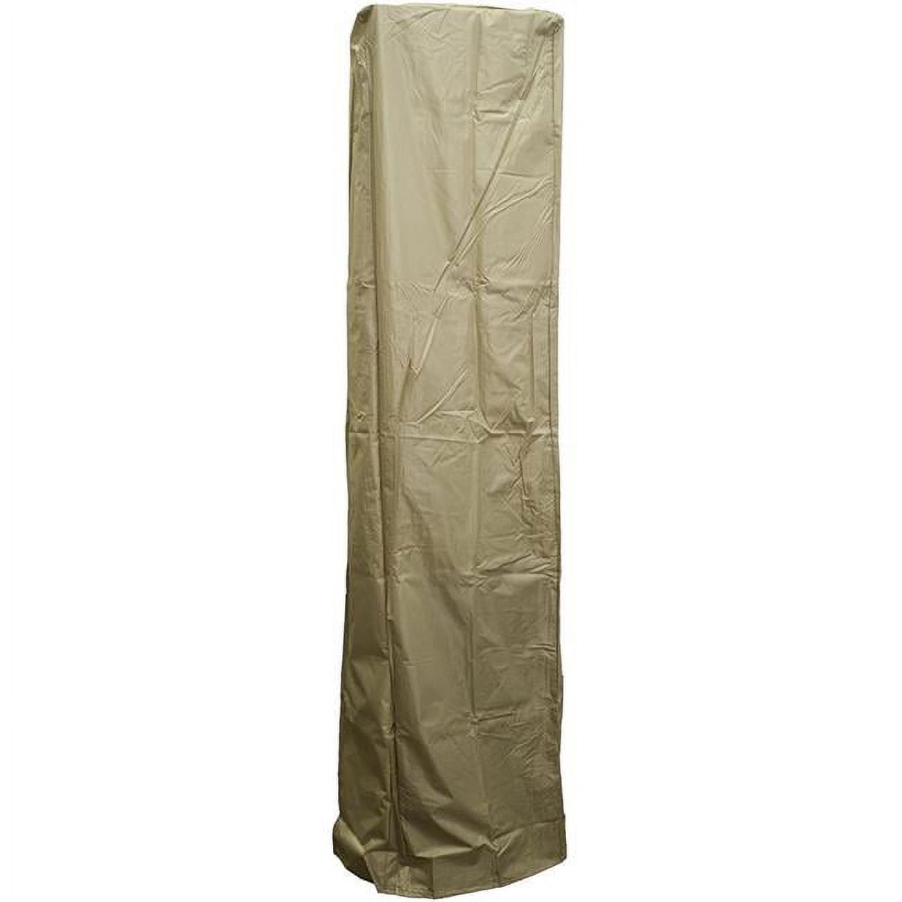 Tan Heavy Duty Tall Patio Heater Cover with Zipper