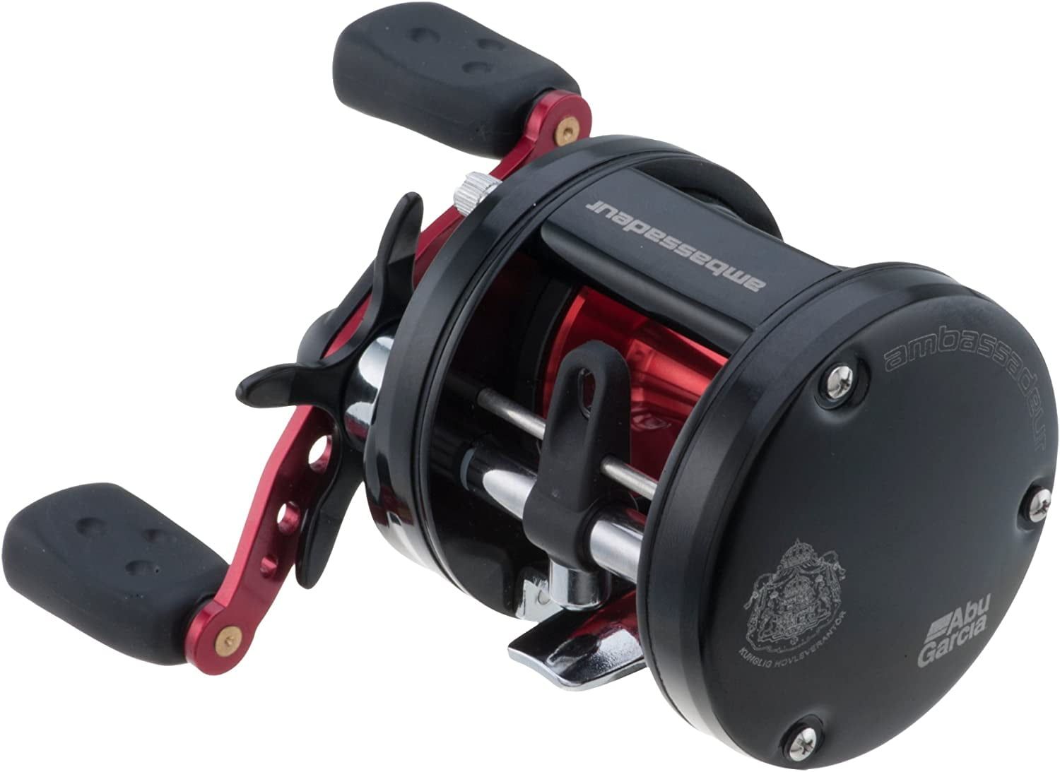 Abu Garcia Ambassadeur STX 6600 Black and Red Baitcast Reel