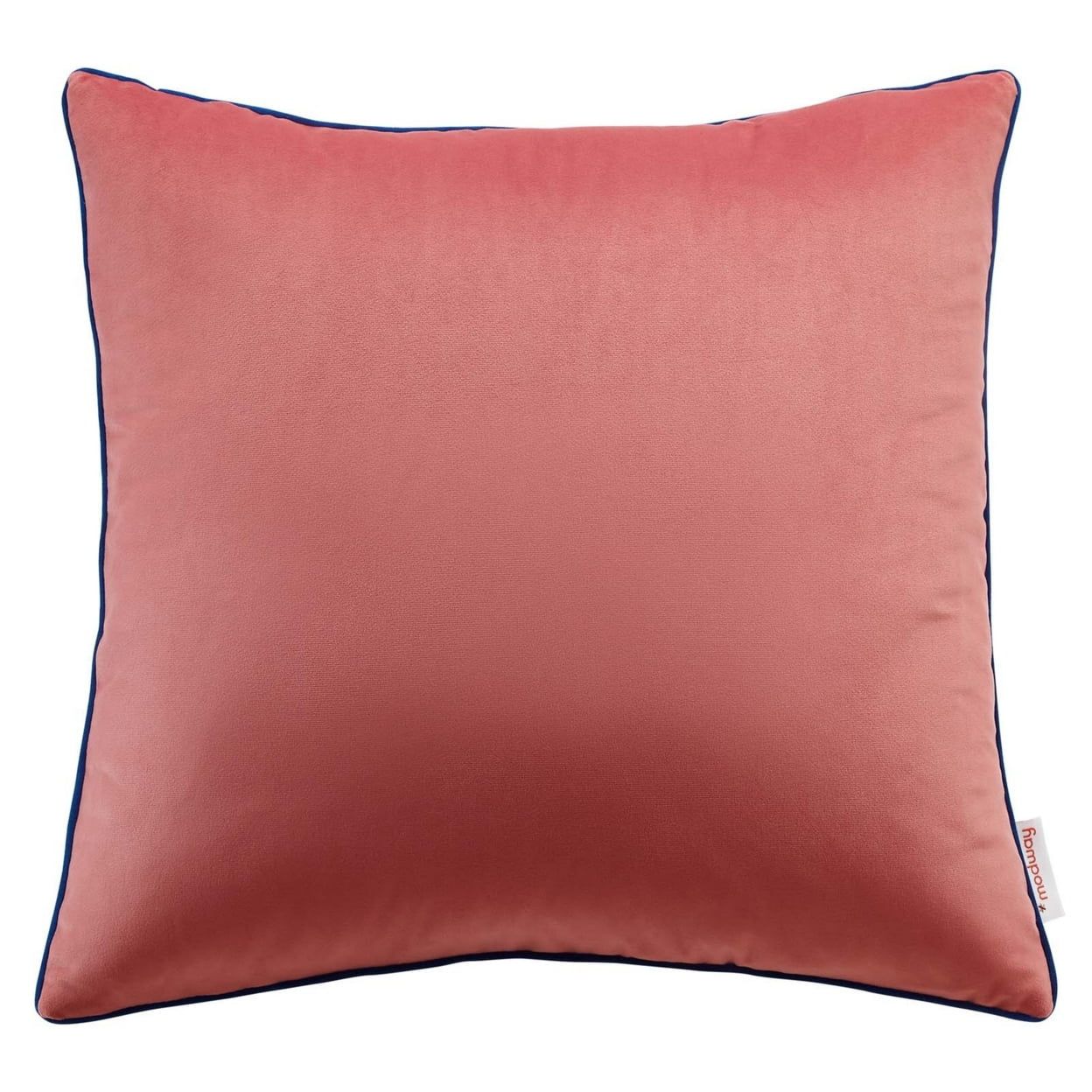 Accentuate 18" Blossom Navy Performance Velvet Square Pillow