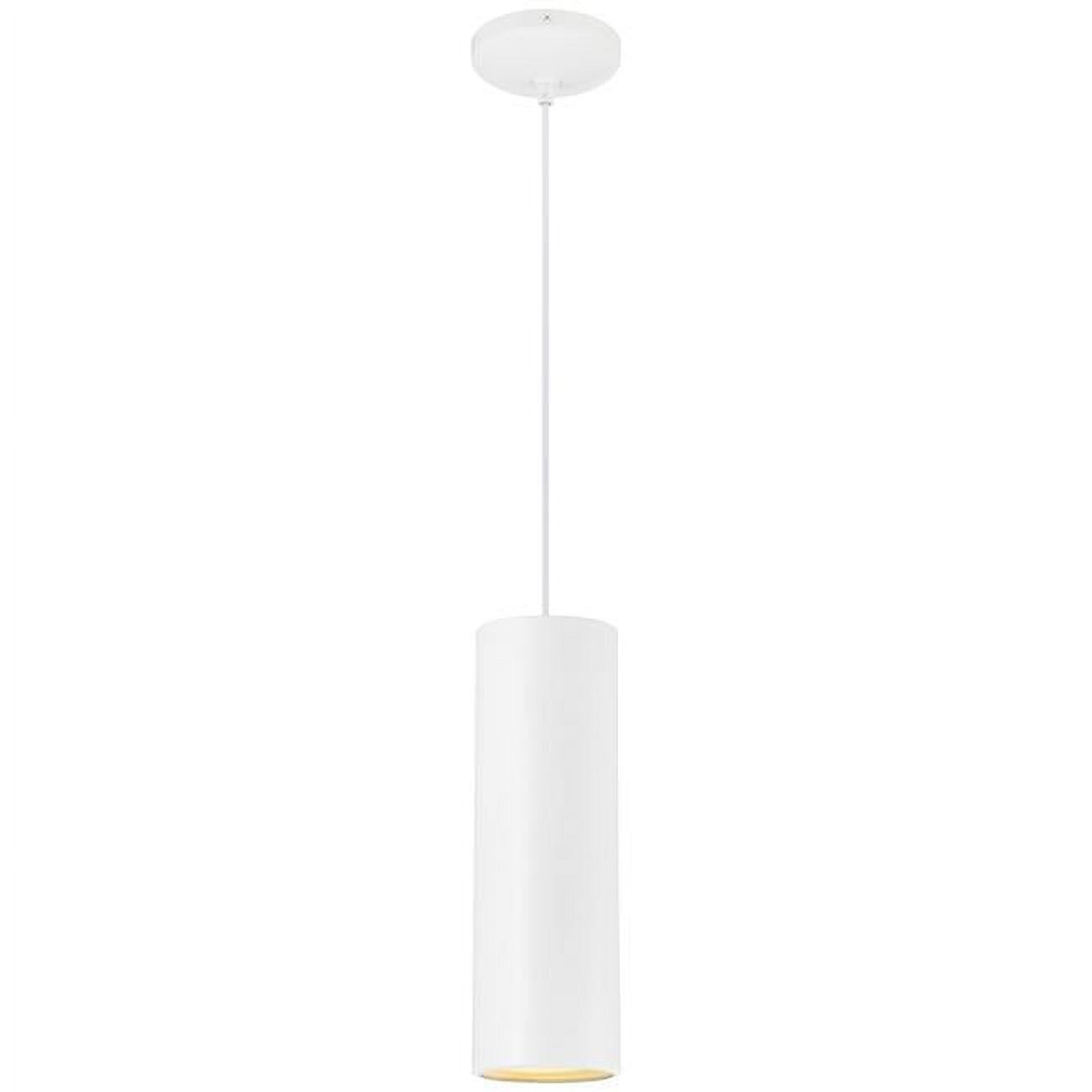 Modern Matte White Steel Drum Pendant Light for Indoor/Outdoor Use