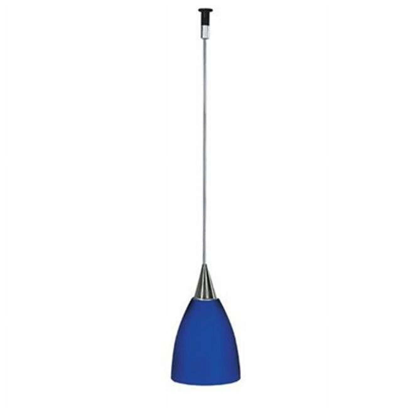 Cobalt Bliss Mini LED Glass Pendant Light 5"