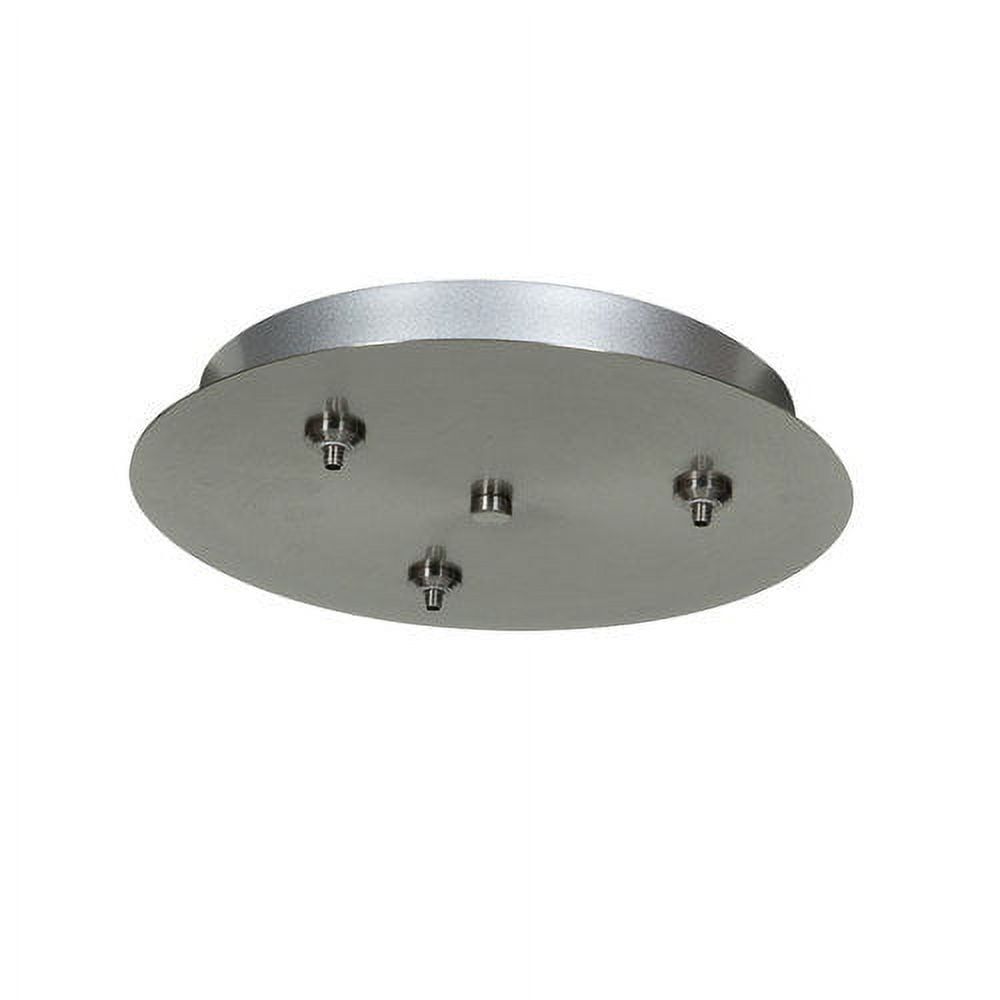 Bronze 12-Inch Round 3-Port LED Canopy