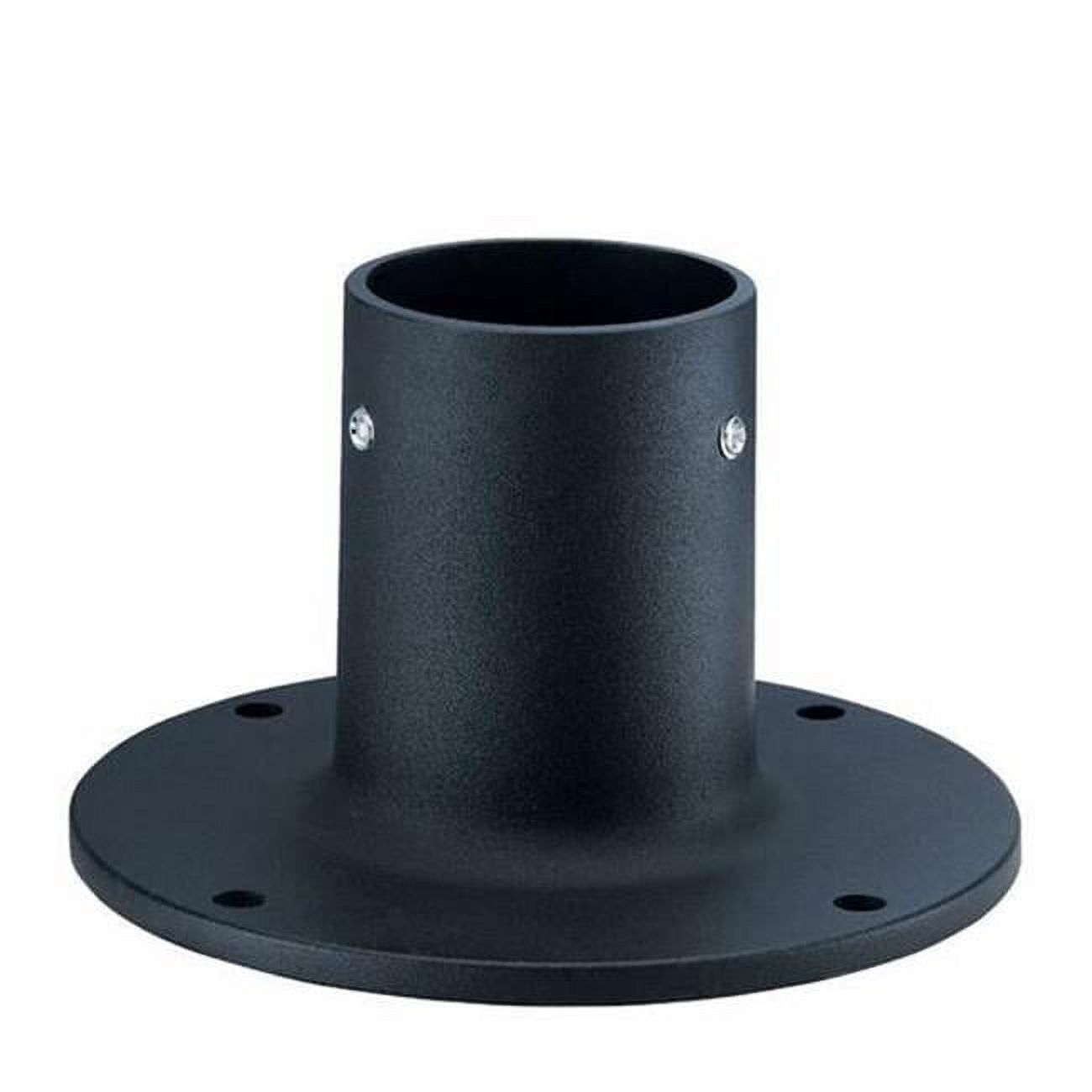 Matte Black Aluminum Flange Base for Light Posts