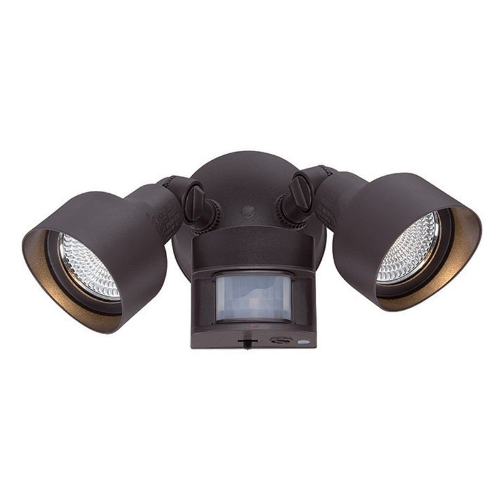 Architectural Bronze Motion Activated LED Security Floodlight