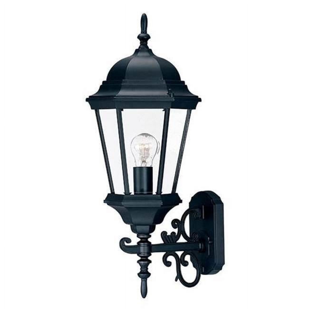 Matte Black Aluminum Outdoor Wall Lantern Sconce