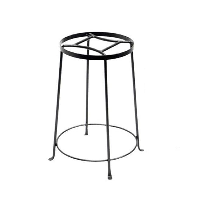 Graphite Wrought Iron 24" Argyle Plant Stand