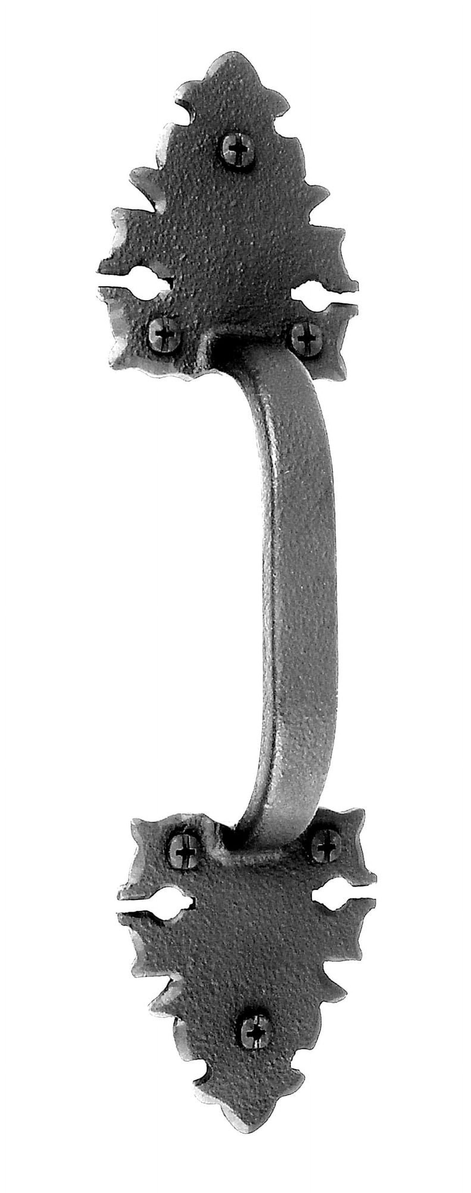 Warwick 10.875" Black Forged Iron Door Pull